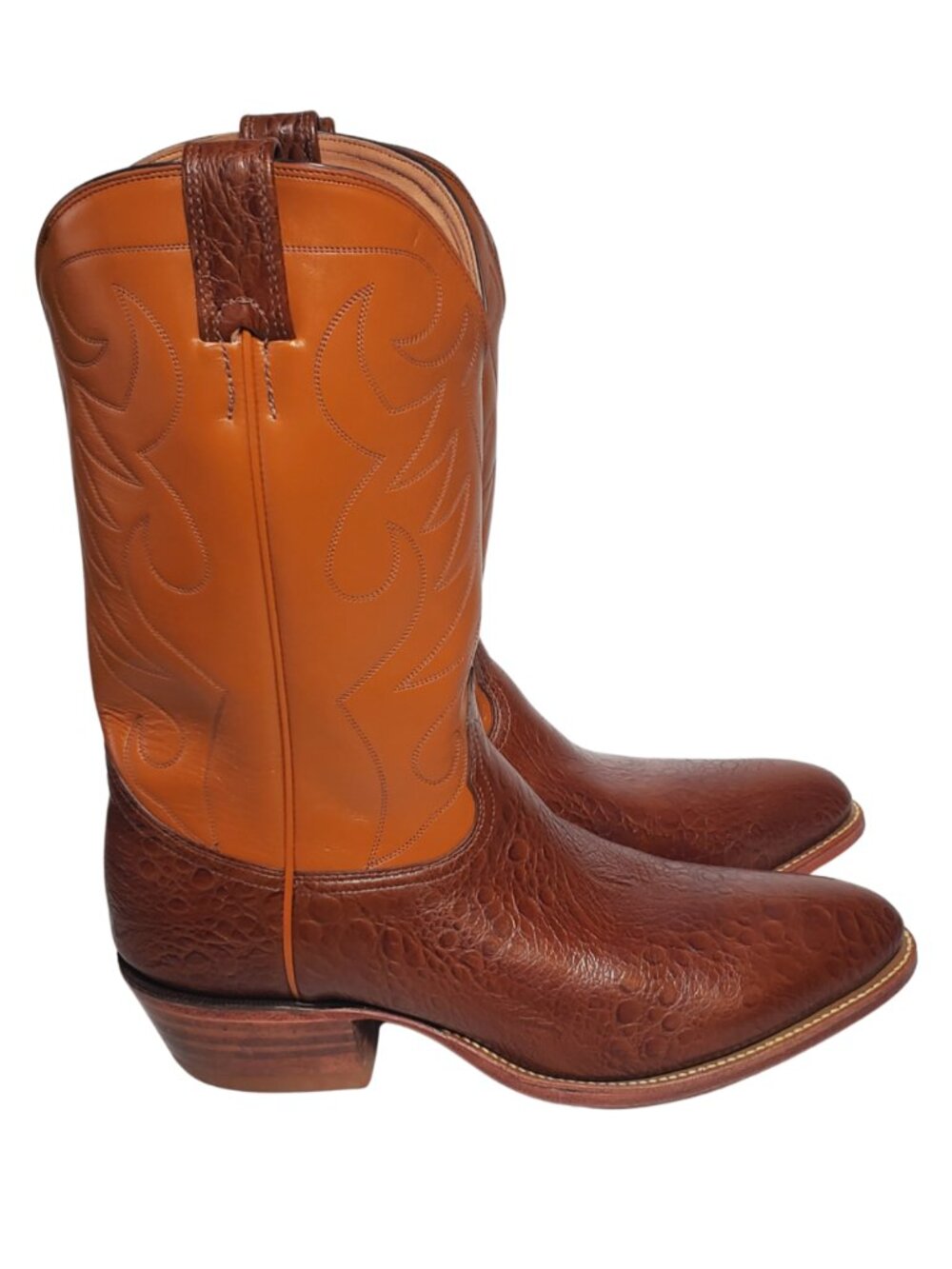 New Vintage Alberta Boot Mfg. Co. Giant Bullfrog Cowboy Boots – Men's 12D